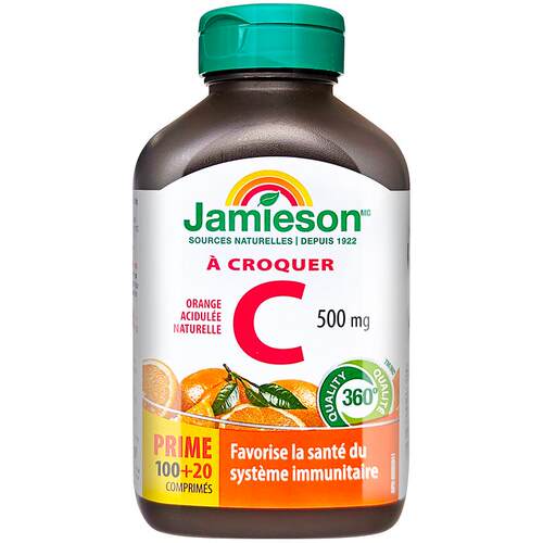 JAMIESON健美生维生素C咀嚼片