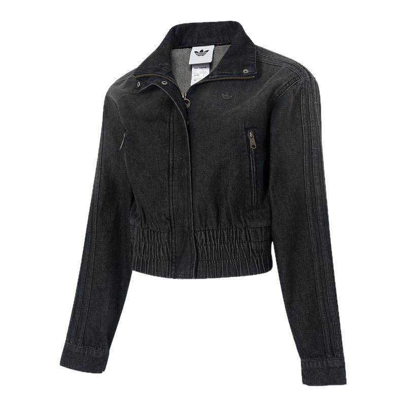 阿迪达斯三叶草外套女装2026春季新款经典高领牛仔运动夹克KD3918,运动服/休闲服装,运动茄克/外套,淘宝优惠券,粉丝福利购,淘宝优惠卷