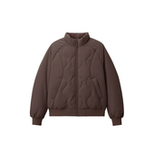 蕉下气绒夹克外套新款 夹棉棉衣菱格美式 飞行员保暖似羽绒轻薄棉服