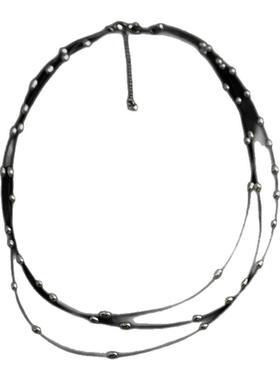 半觉迷你极光keshi鱼线三层超闪亮满天星极简珍珠项链礼物可开票