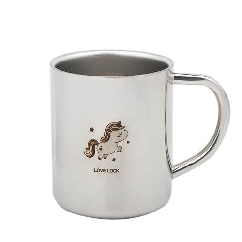 316L不锈钢儿童成人带刻度水杯