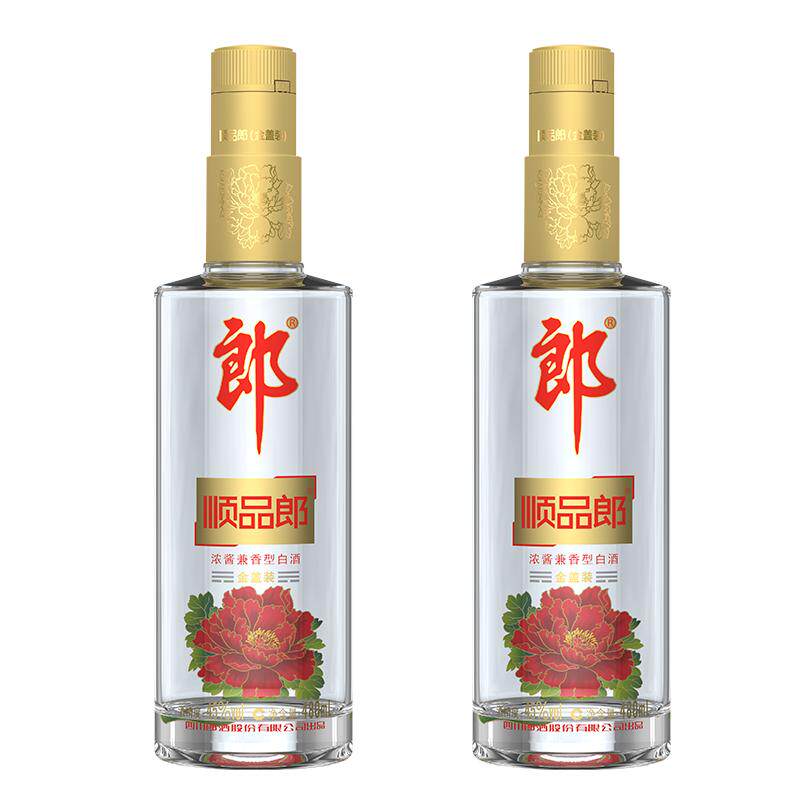 郎酒顺品郎金盖480ml*5瓶45度浓酱兼香型白酒聚餐送礼纯粮食酒水