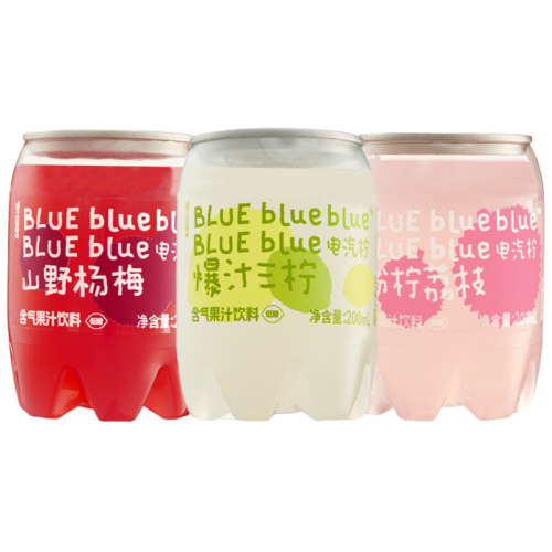 柠檬共和国气泡水果汁清爽解腻