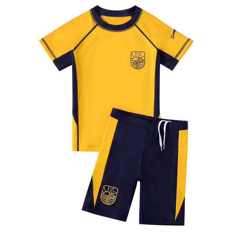 贵人鸟男童防晒分体泳衣