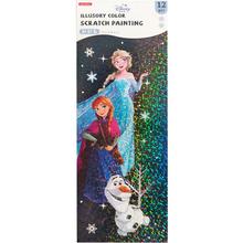 迪士尼公主刮刮画儿童刮刮乐幼儿园手工DIY刮画纸闪闪便签玩具