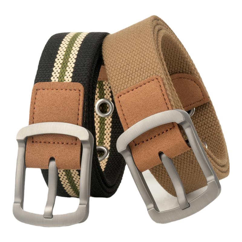 啄木鸟专柜正品腰带男帆布