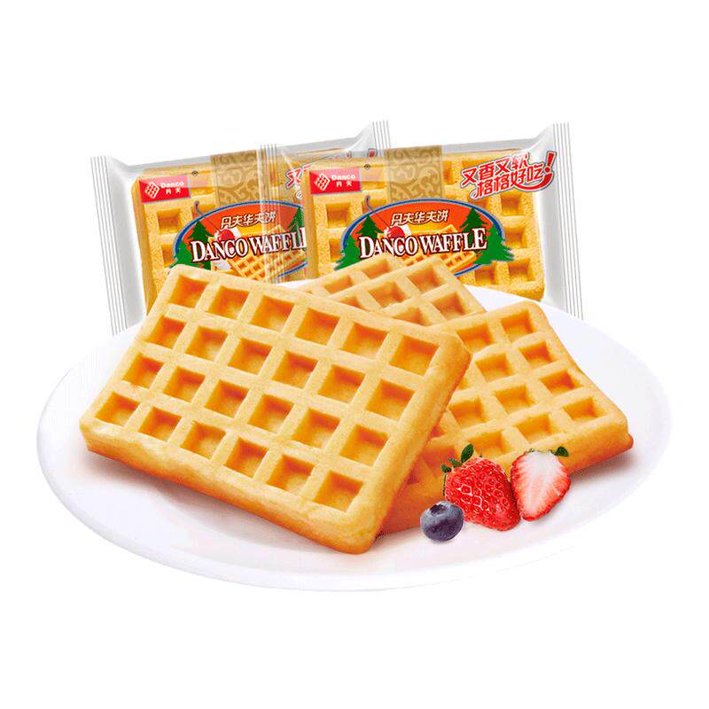 丹夫华夫饼西式糕点蛋糕饼干早餐面包口袋家庭实惠装