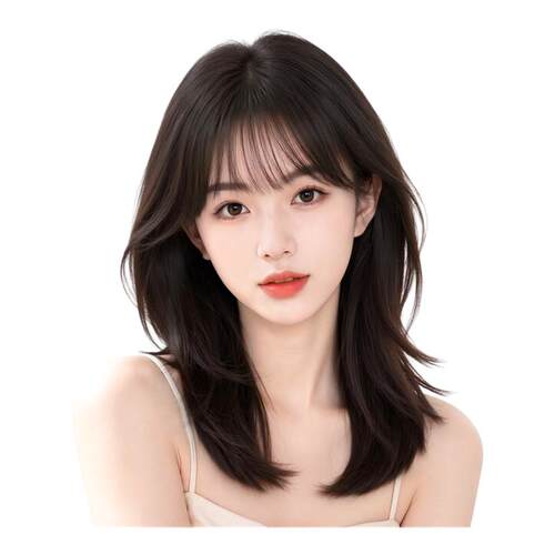 假发女全真发轻盈蓬松中长款假发