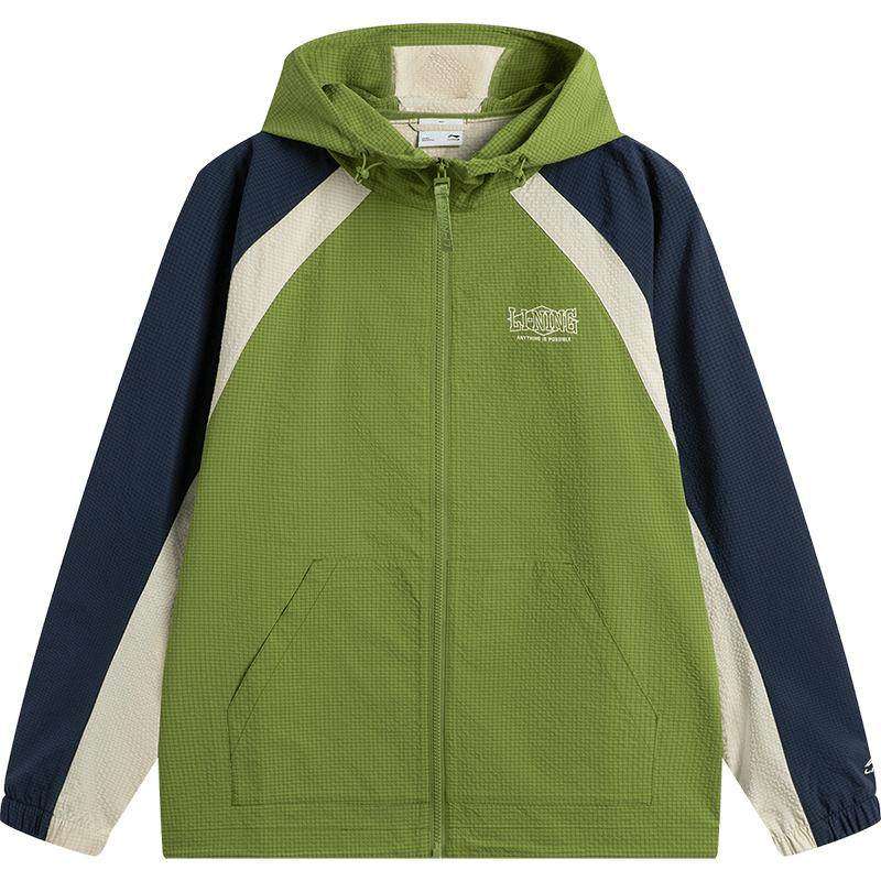 李宁外套男女同款春夏新款夹克梭织潮流运动风衣防风服防晒衣外套