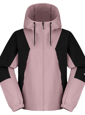 TheNorthFace北面外套女26春夏户外短款防风防泼水宽松夹克8EXC