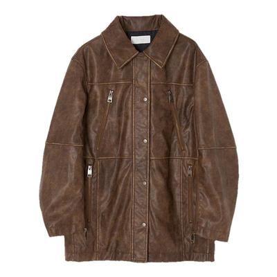 做旧MOUSSY机车风翻领