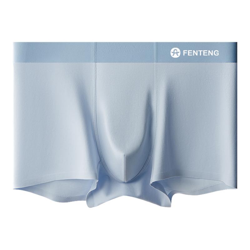 芬腾A类纯棉10A虫草抑菌平角裤男