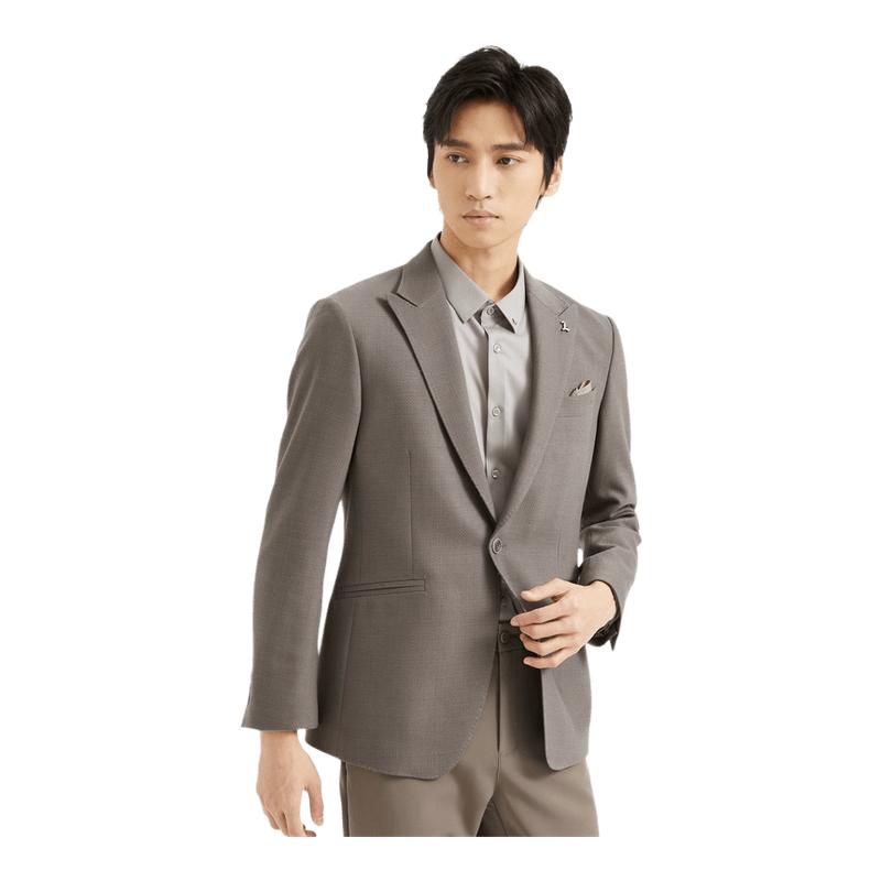 【精纺毛料】利郎青年商务西服男2025秋商务休闲西装外套Q4QDX14