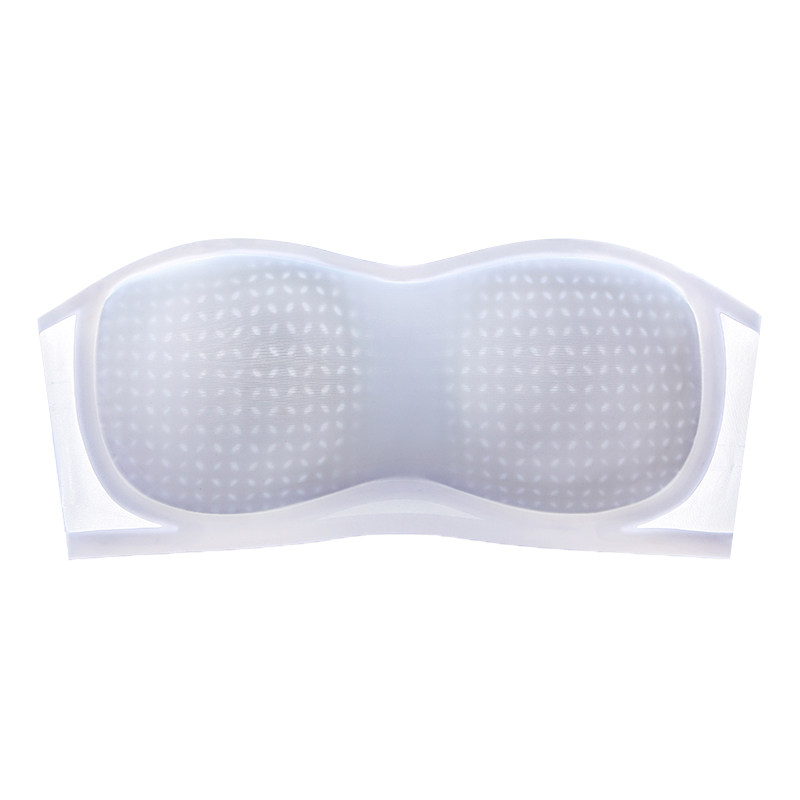 都市丽人无肩带内衣女夏薄款防滑小胸聚拢美背隐形无痕文胸罩抹胸