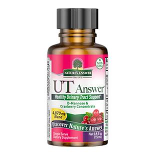 4瓶装 纽安思甘露糖口服液15ml 蔓越莓胶囊粉汁泌尿健康 体验装