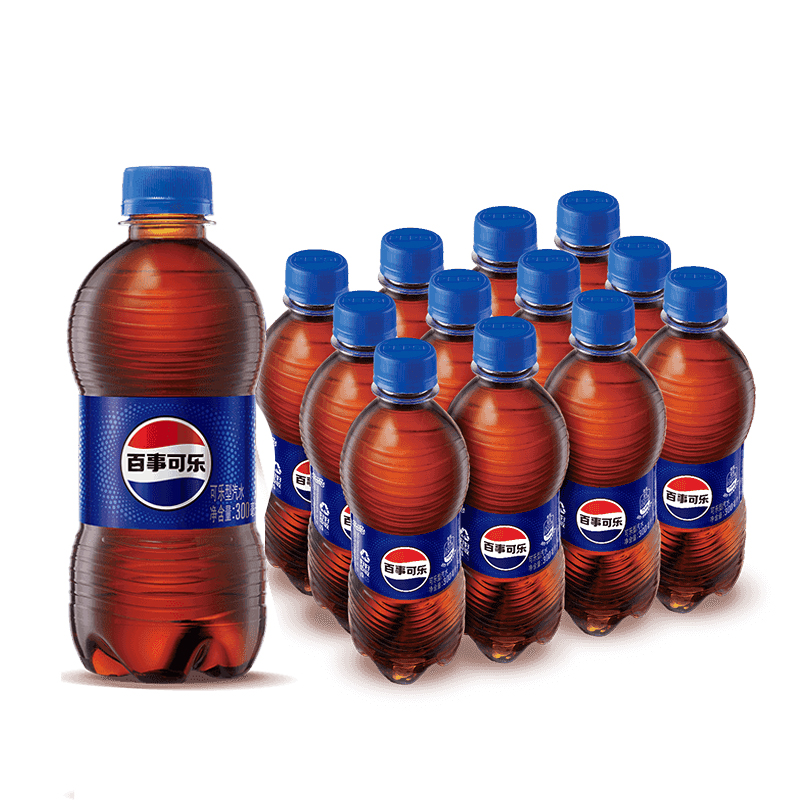 百事可乐原味300ml*12瓶可乐清爽解腻好喝解渴夏日饮品碳酸饮料