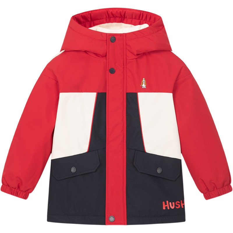 暇步士童装男童外套秋冬新款小童休闲加绒风衣儿童休闲拼色上衣,童装/婴儿装/亲子装,普通外套,淘宝优惠券,粉丝福利购,淘宝优惠卷