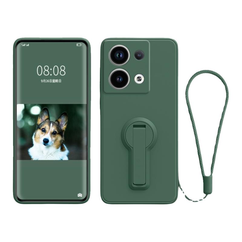 红米note13液态硅胶支架手机壳