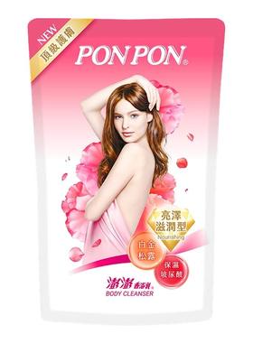 台湾nice耐斯澎澎沐浴露ponpon香浴乳持久留香沐浴乳补充装700g