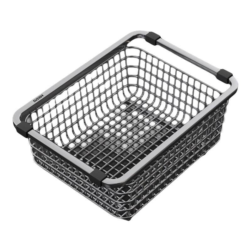 304不锈钢水槽沥水篮厨房沥水槽洗水果洗菜篮洗碗水池沥水架碗架