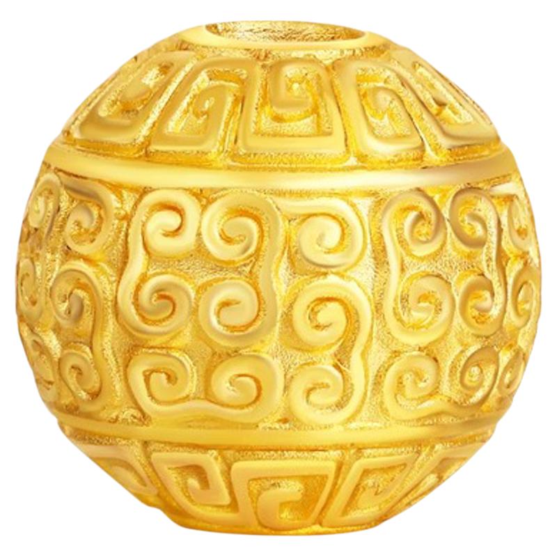 足金祥云转运珠吉祥如意
