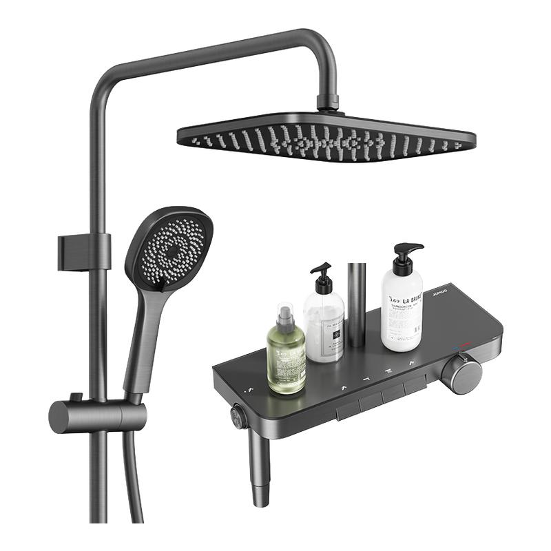 九牧卫浴花洒套装淋浴家用钢琴键