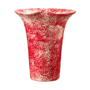 复古禅意陶瓷花盆高档简约荷叶边家用室内装 饰摆件蝴蝶兰专用盆栽