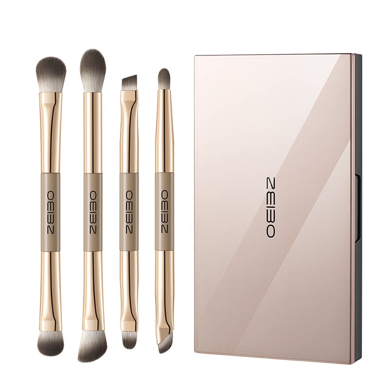 欧亿姿化妆刷套装便携收纳盒软毛眼影刷修容晕染鼻影刷全套刷子