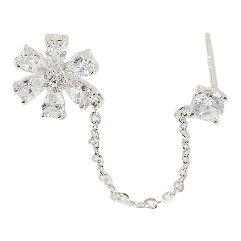 三福925银休闲时尚双耳洞耳钉单个 个性首饰配饰耳环845486,饰品/流行首饰/时尚饰品新,银饰耳饰,淘宝优惠券,粉丝福利购,淘宝优惠卷