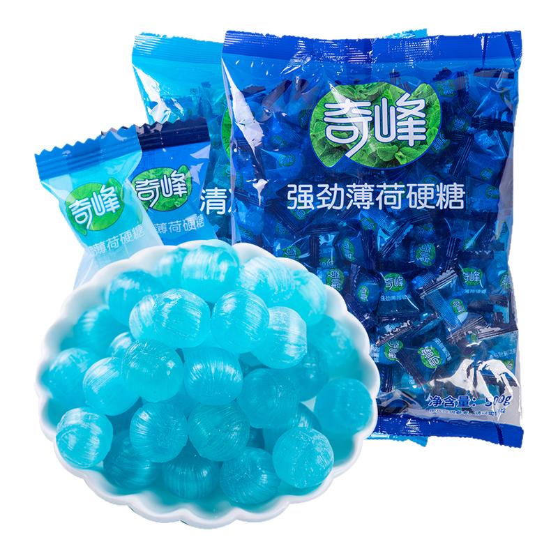 奇峰薄荷硬糖特价400g新日期速发