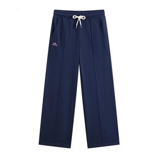 休闲百搭直筒纯棉针织长裤 新款 K0F62AK22 2025秋季 Kappa卡帕女裤