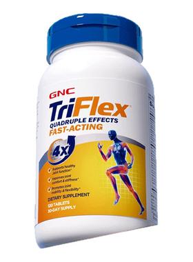 GNC健安喜快速优骨力120粒硫酸四效加钙氨糖软骨素关节宝美国进口