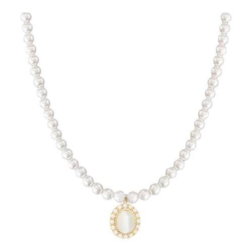 法式气质珍珠款项链女