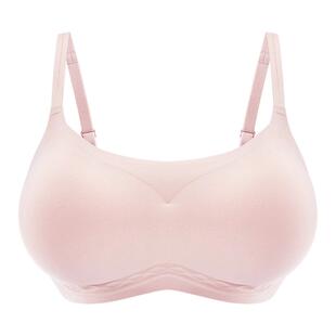 幸棉无痕外扩内衣小胸显大蜜桃漫画胸小胸聚拢方领无尺码 美背文胸