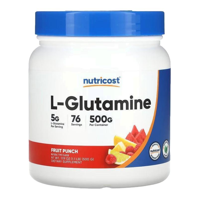 Nutricost谷氨酰胺粉呵护成人肠胃免疫代谢神经系统健康高含量