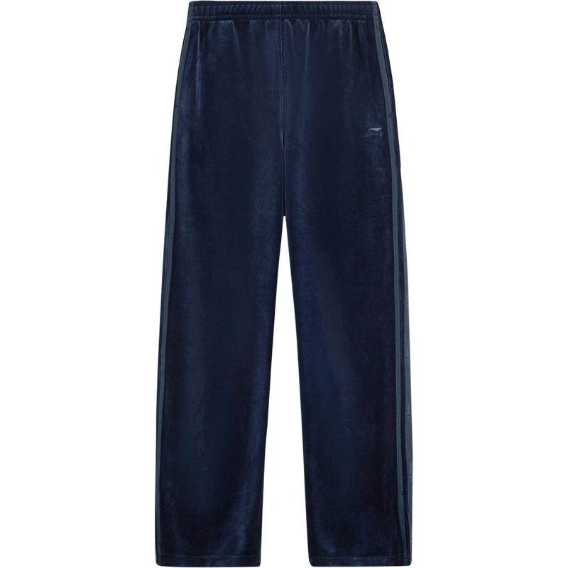 李宁热力裤丨卫裤2025新款裤子直筒冬季休闲裤宽松运动长裤女款