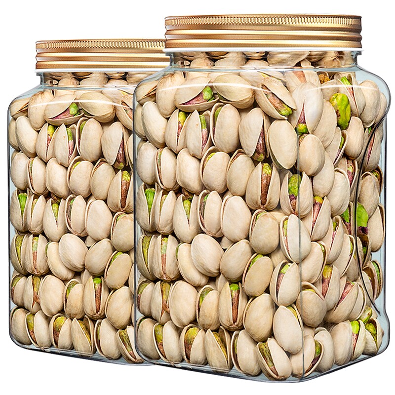 大降价】新货开心果大颗粒盐焗味开心果批发连罐重核桃坚果零食