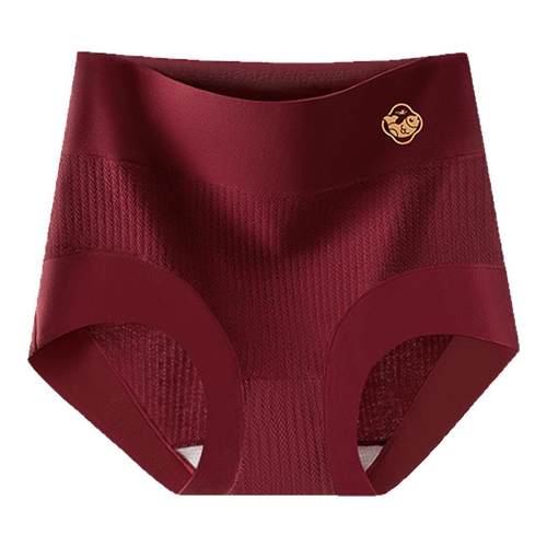 芬腾高腰收腹本命年红内裤女