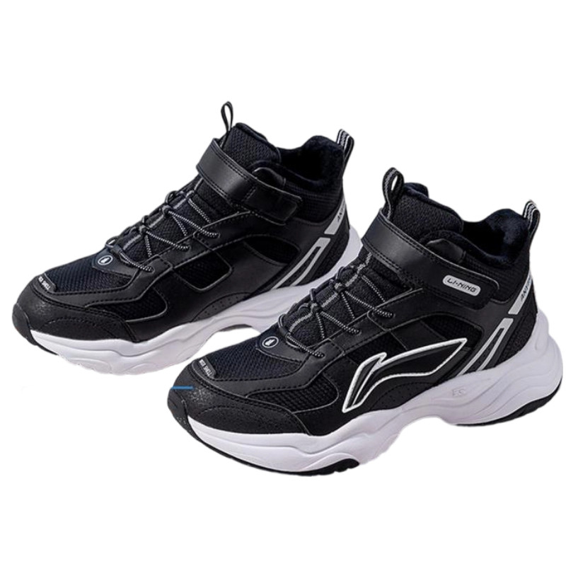 李宁儿童男女童加绒保暖休闲鞋