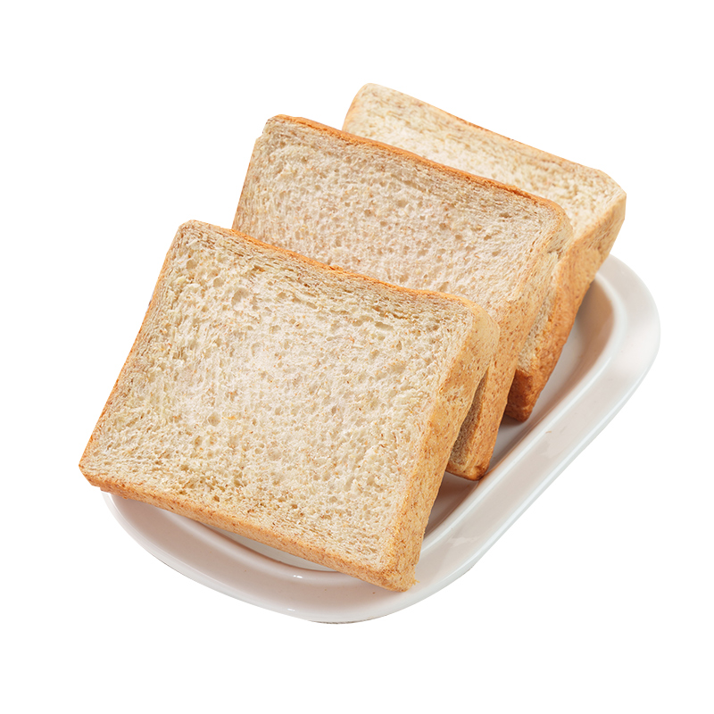 爸爸糖全麦面包无糖精早餐吐司片营养代餐零食整箱饱腹粗粮食品纯