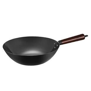 苏泊尔铁锅家用炒菜锅老式 熟铁炒锅燃气煤气灶专用 无涂层炒锅中式