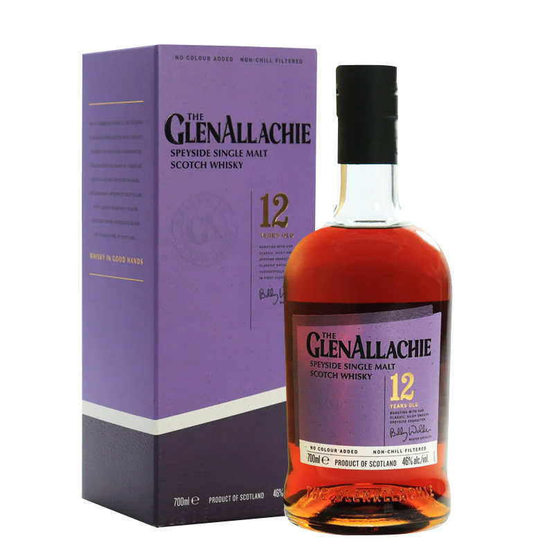 GlenAllachie 格兰纳里奇12年700ml苏格兰单一麦芽威士忌进口洋酒