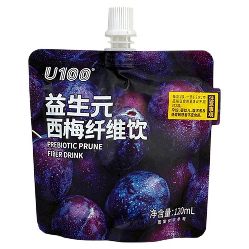 U100益生元西梅饮浓缩西梅汁120ml大餐救星0脂纤维果饮料袋装正品,咖啡/麦片/冲饮,果味/风味/果汁饮料,淘宝优惠券,粉丝福利购,淘宝优惠卷