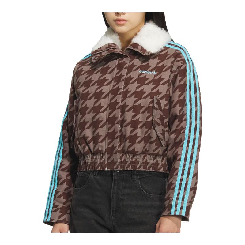 adidas阿迪达斯三叶草女子运动休闲棉服外套KA9732