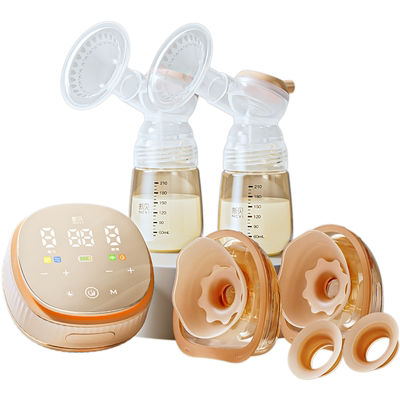 新贝双边免手扶裸吸吸奶器