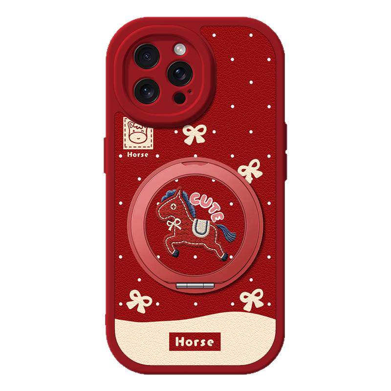 马年限定适用苹果17手机壳iphone16ProMax小羊皮15/14新款13/11磁吸新年支架12女款8plus卡通15pro硅胶xs可爱,3C数码配件,手机保护套/壳,淘宝优惠券,粉丝福利购,淘宝优惠卷