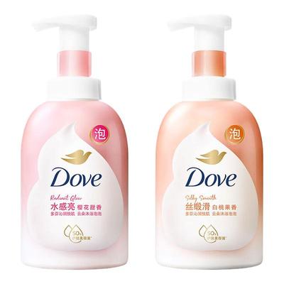 多芬沐浴露云朵泡泡果香沐浴液焕亮柔滑肌肤滋润保湿沐浴乳易冲洗