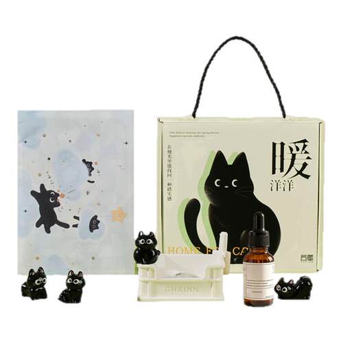 康卡蒂创意猫咪趣味治愈香薰摆件