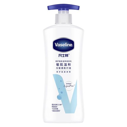 Vaseline/凡士林身体乳保湿霜润肤露补水滋润香体芦荟舒爽400ml