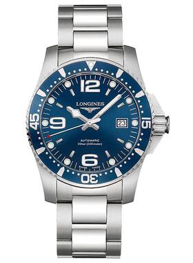 Longines浪琴正品手表康卡斯系列全自动机械男表L3.742.4.96.6